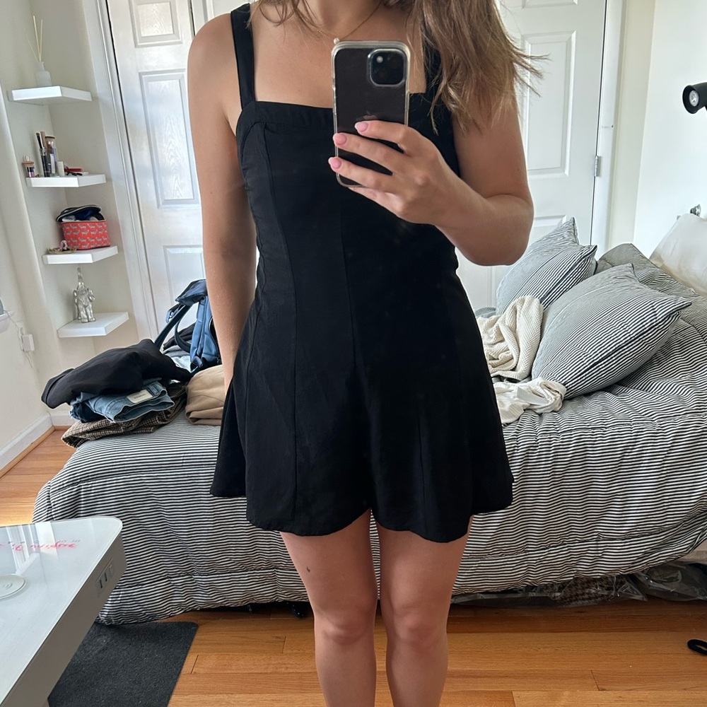 Black Summer Romper